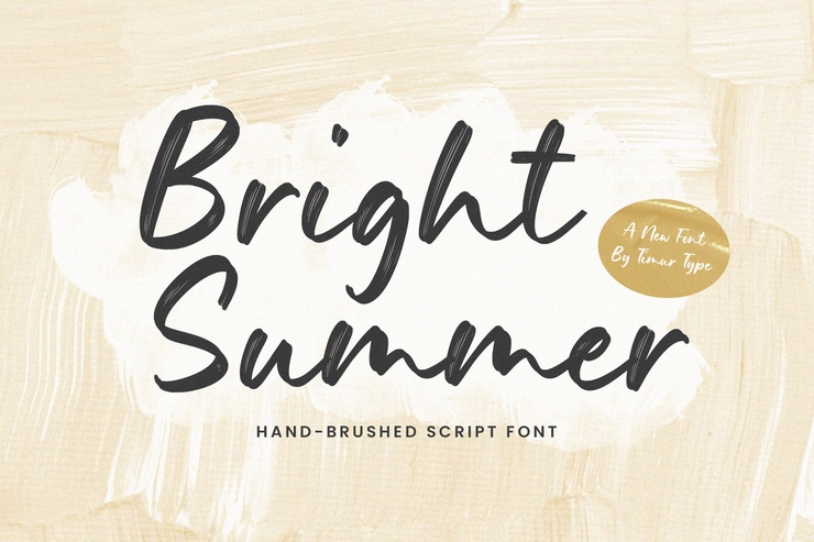 Bright summer字体 1