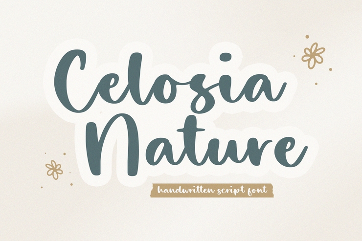 Celosia nature字体 1