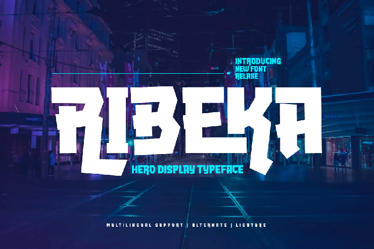 Ribeka trial字体 1