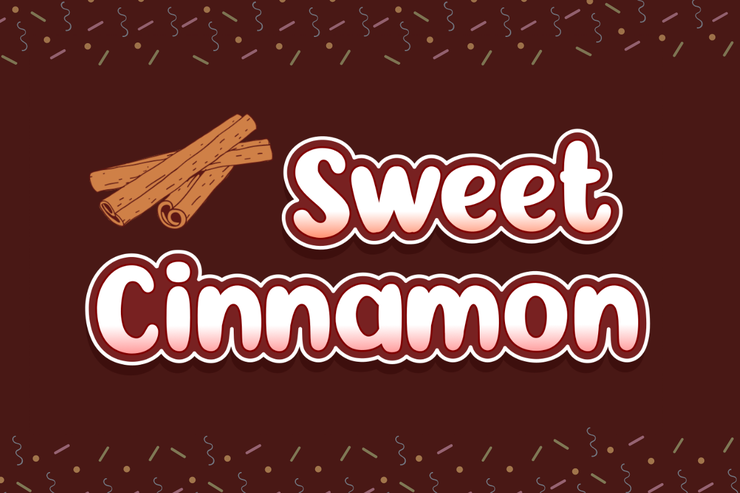 Sweet cinnamon字体 1