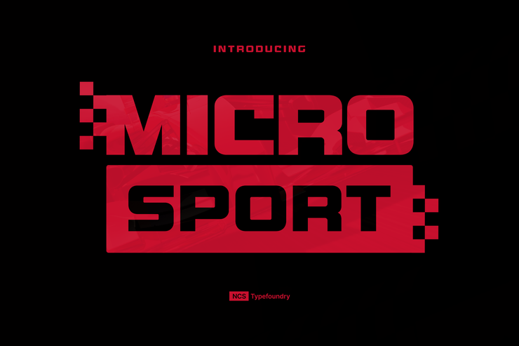 Microsport字体 8