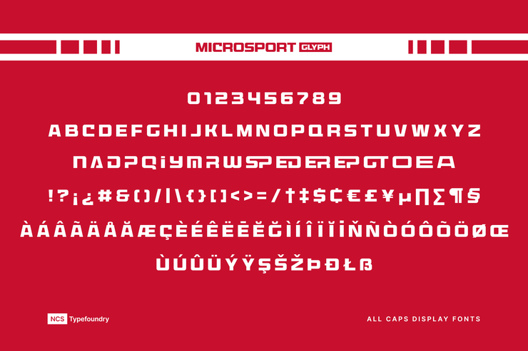 Microsport字体 9