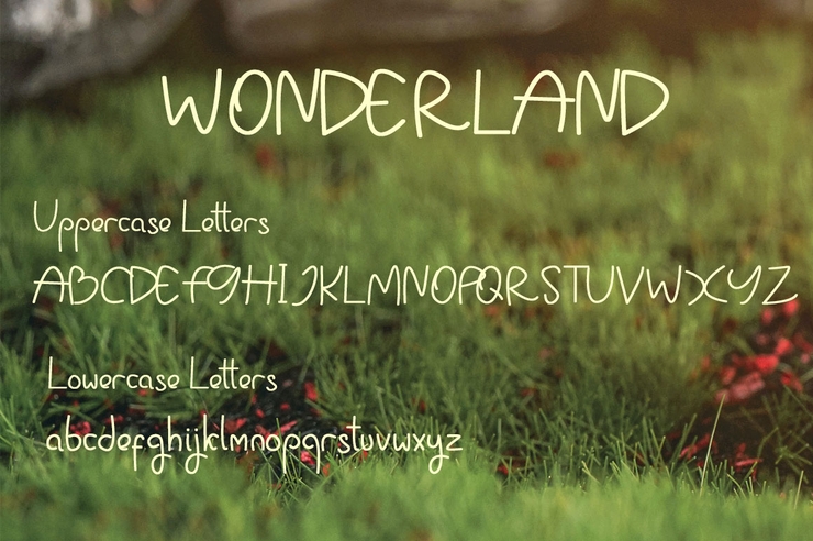 Wonderland字体 2
