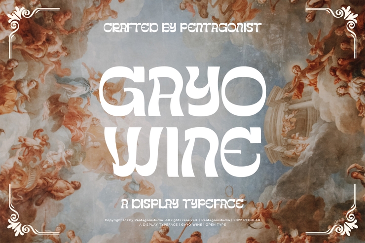 Gayo wine字体 1
