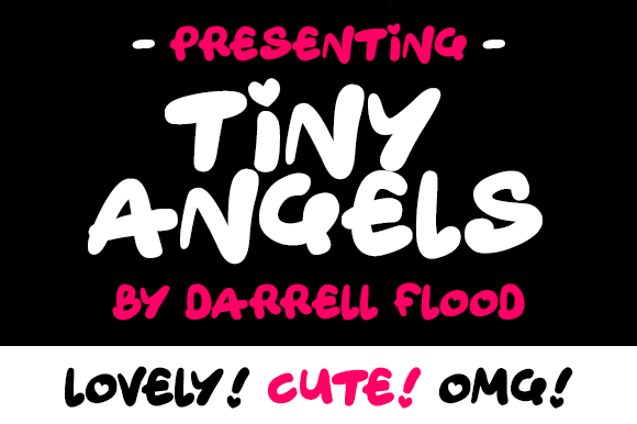 Tiny angels字体 2