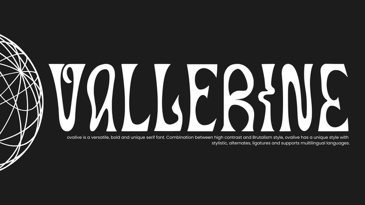 vallerine字体 1