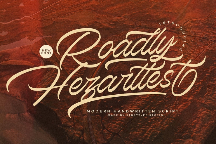Roadly hezarttest字体 2