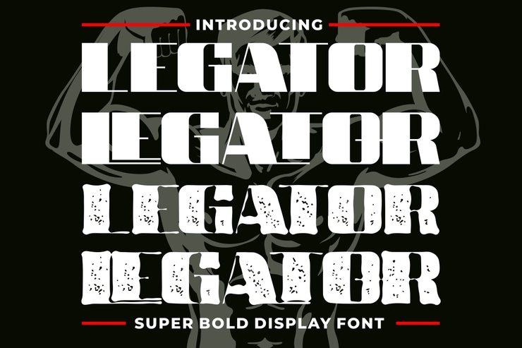 Legator texture字体 1