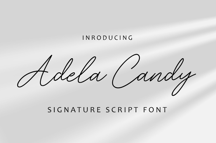 Adela candy字体 1