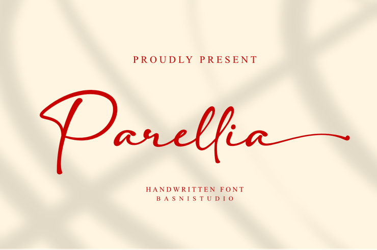 Parelia字体 1