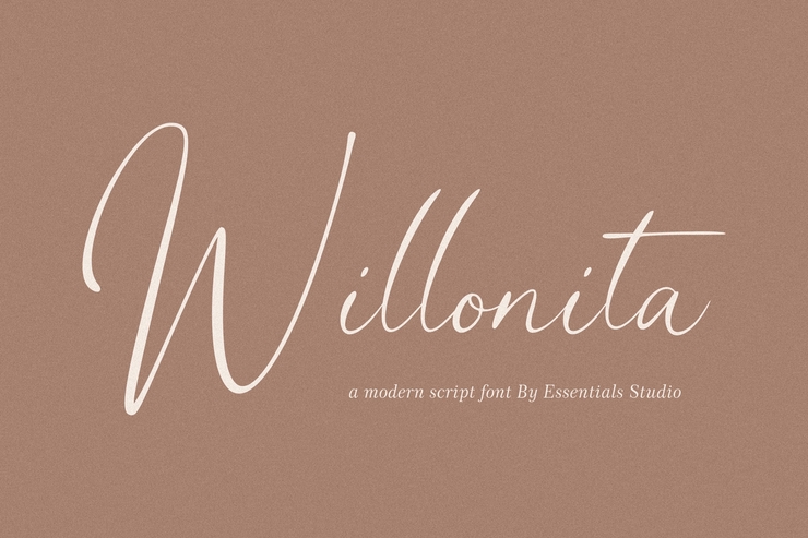Willonita字体 1
