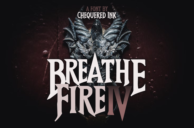 Breathe fire iv字体 1