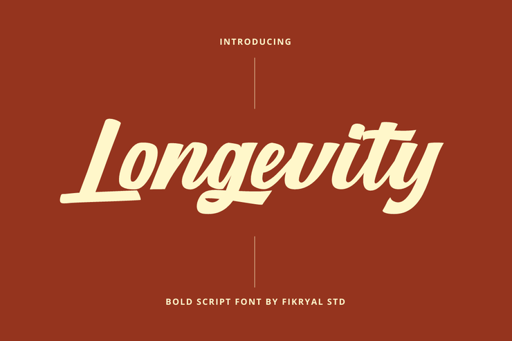 Longevity字体 1