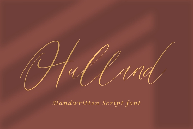 Hulland字体 1