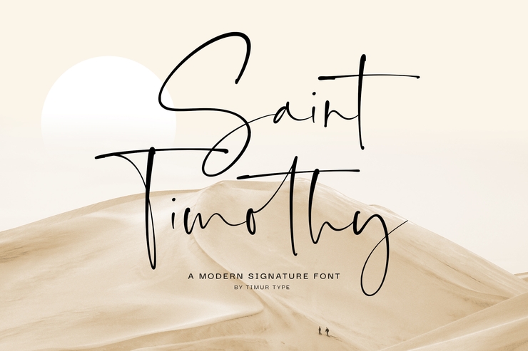 Saint timothy字体 1