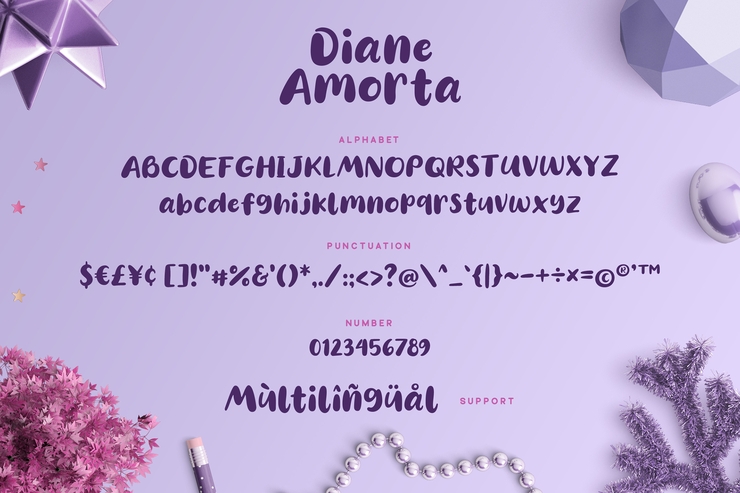 Diane amorta字体 6