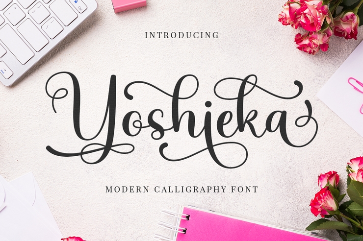 Yoshieka字体 1