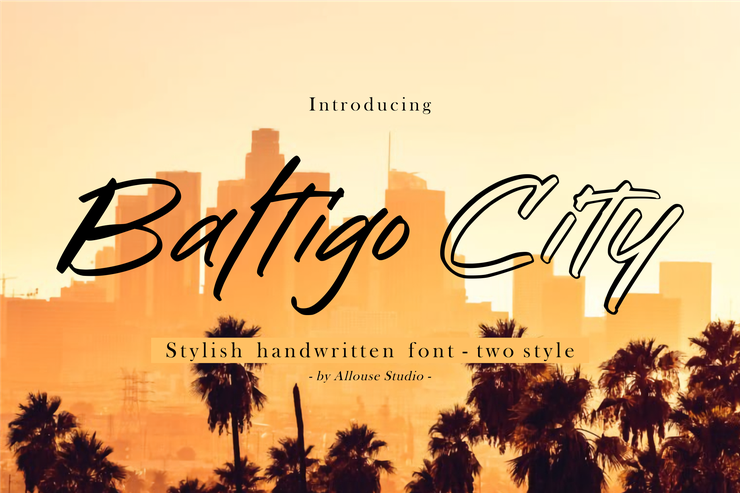 Baltigo city字体 1
