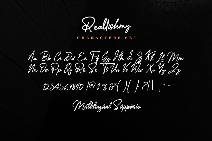 Reallishmy字体 7