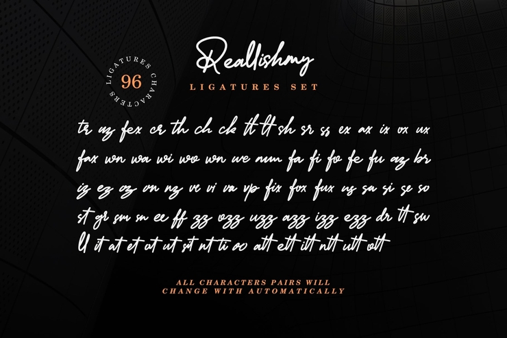 Reallishmy字体 6
