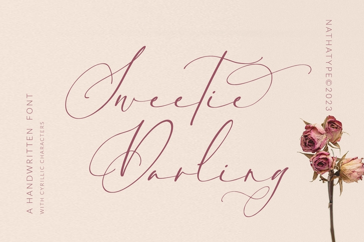Sweetie darling字体 1