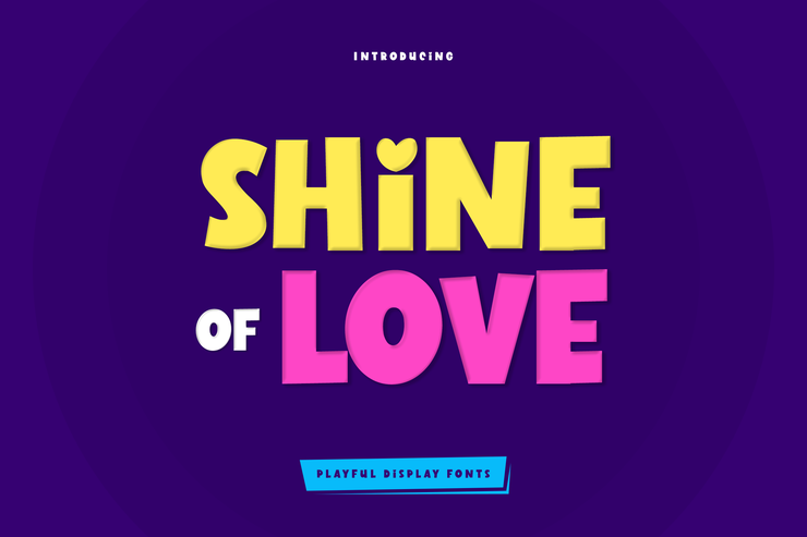 Shine of love字体 1