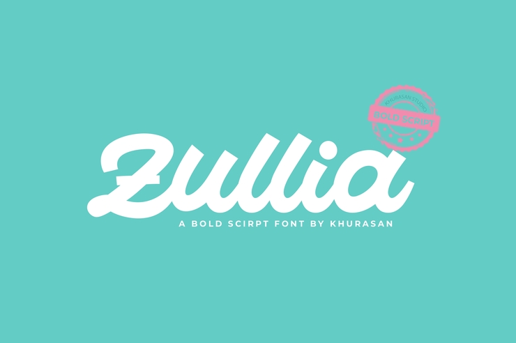 Zullia字体 1