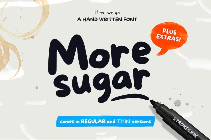 More sugar字体 1