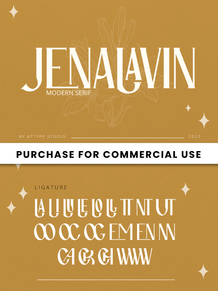 Jenalavin字体 1