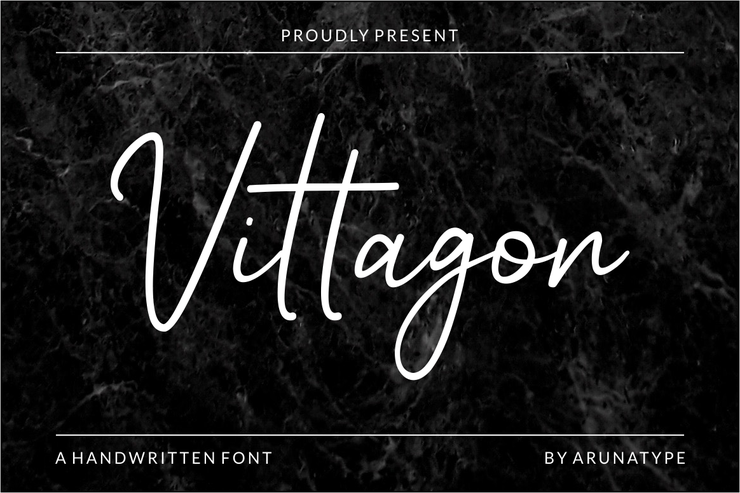 Vittagon字体 1