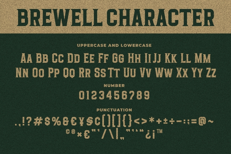 Brewell字体 6