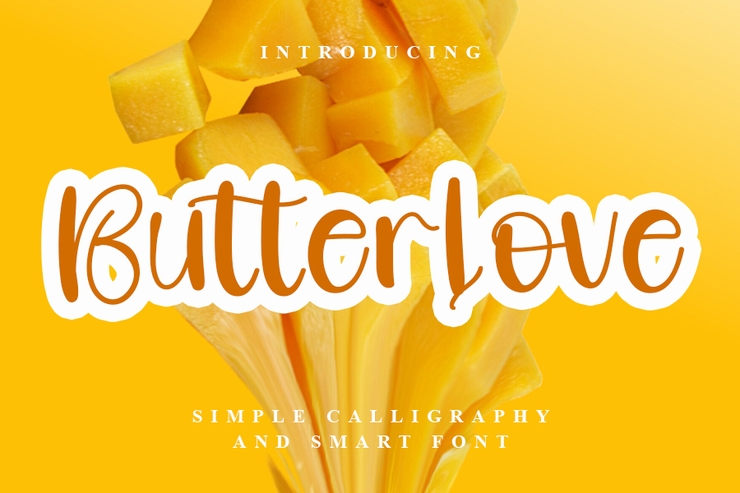 Butterlove字体 1
