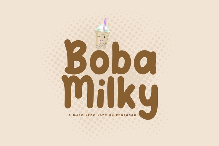 Boba milky字体 1