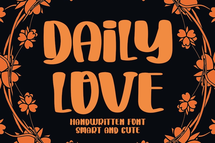 Daily love字体 2