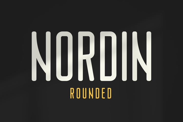 Nordin rounded字体 1