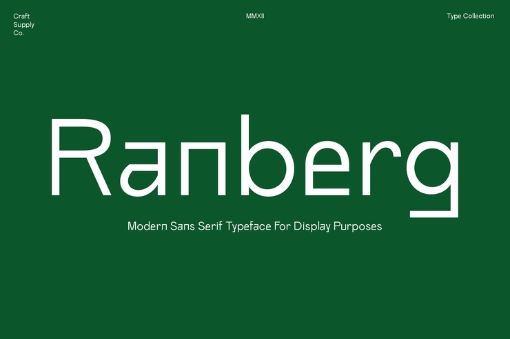 Ranberg字体 1