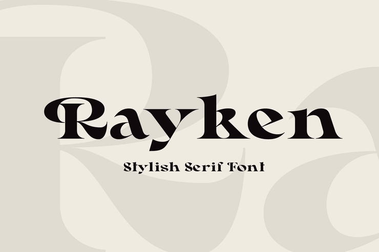 Rayken字体 1