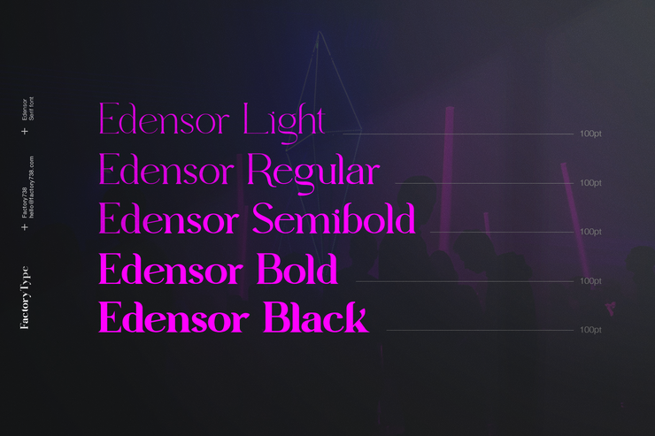 Edensor serif字体 4