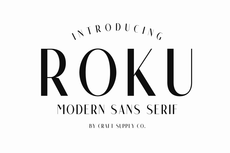 Roku字体 1