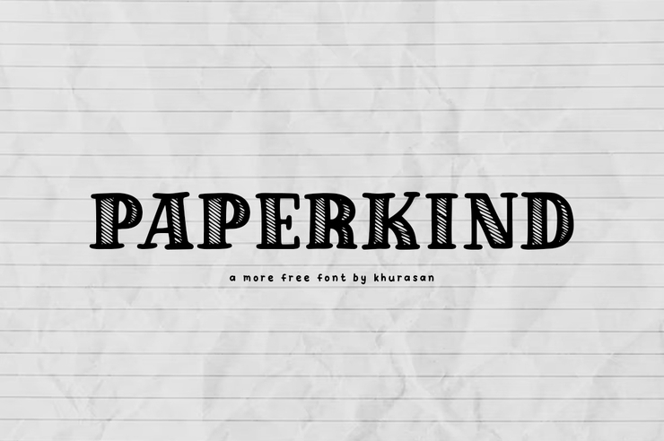 Paperkind字体 1