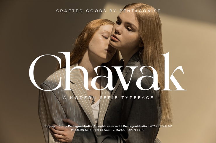 Chavak字体 1