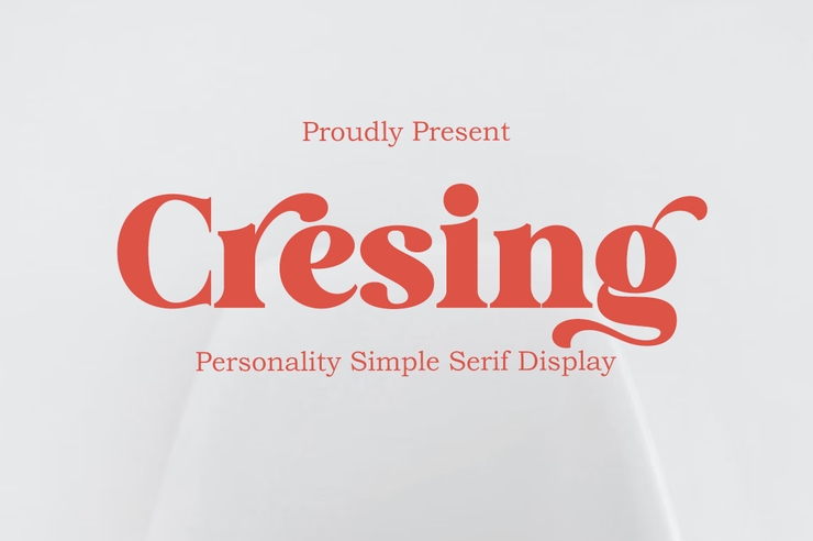Cresing字体 1