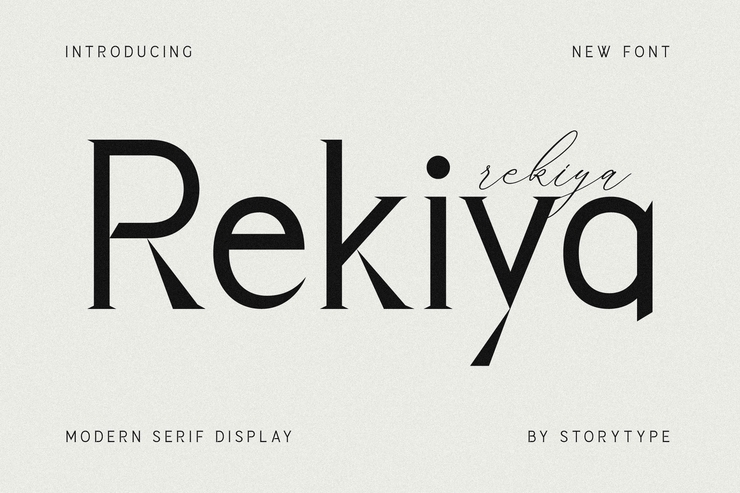 Rekiya字体 1