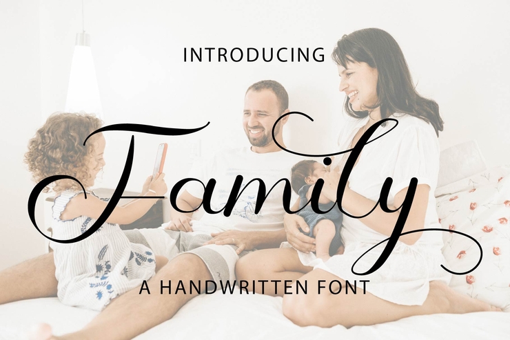 Family字体 1