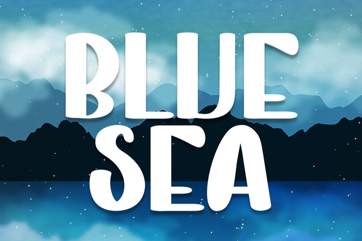 Blue sea字体 1