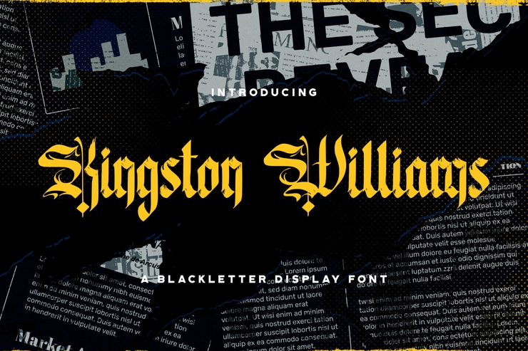 Kingston williams字体 1