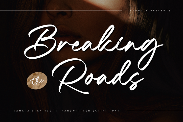 Breaking road字体 1