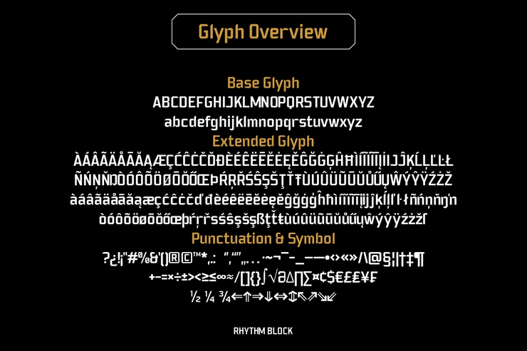 Rhythm block字体 2