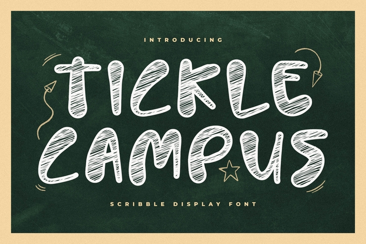 Tickle campus字体 1