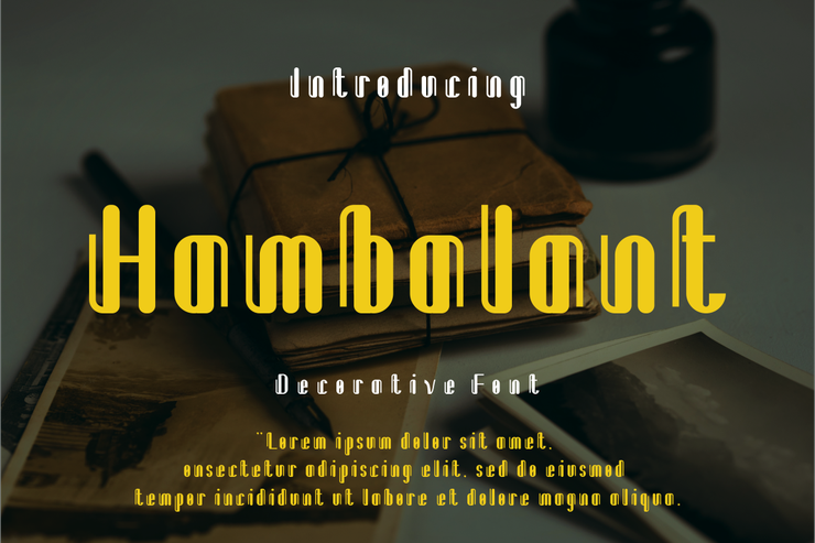 Hambalant字体 1